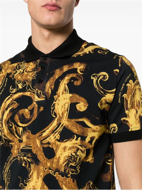 Polo uomo manica corta Versace jeans Couture | 76GAG6S0JS286G89